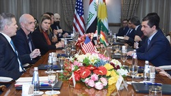American Congressional delegation arrives Erbil from Baghdad and meets with leaders of Kurdistan