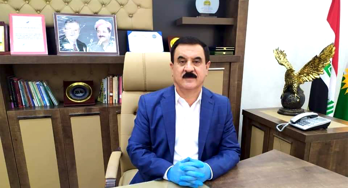 لە هەرێم کوردستان ..خاسەوبوین وەرپرسیگ  و خیزانەگەی لە کۆرۆنا