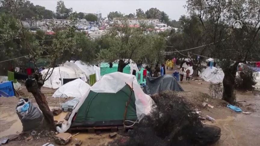 فيديو .. وفاة امرأة عراقية يفجر الاوضاع في مخيم للمهاجرين في اليونان