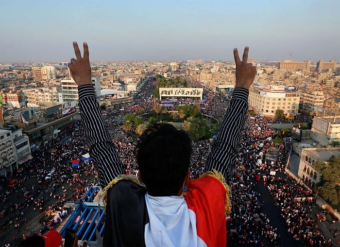 Tahrir Square... a "Small Republic" at the heart of Baghdad