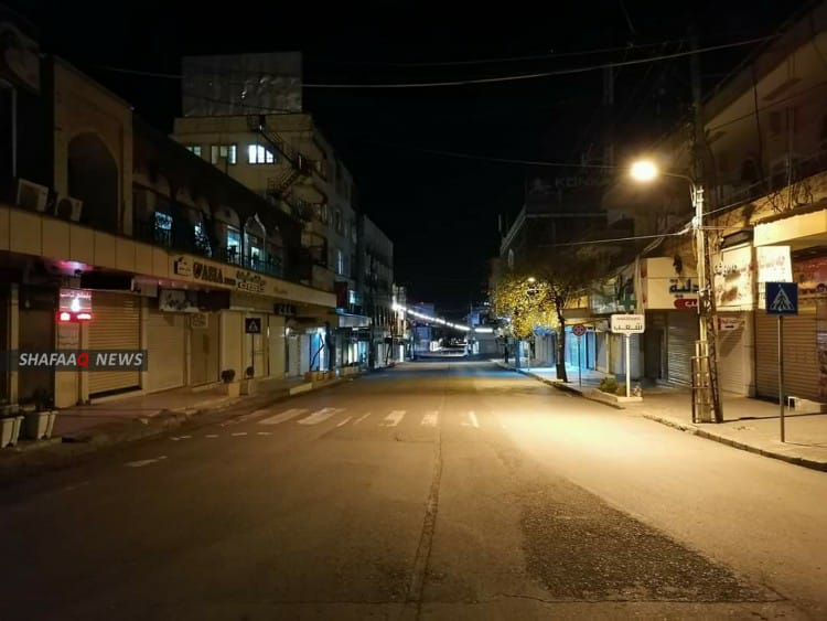 السليمانية.. مدينة أشباح ليلاً في ظل الحظر وكورونا (صور)