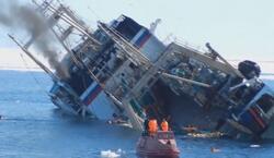 غرق سفينة ايرانية في المياه الاقليمية العراقية
