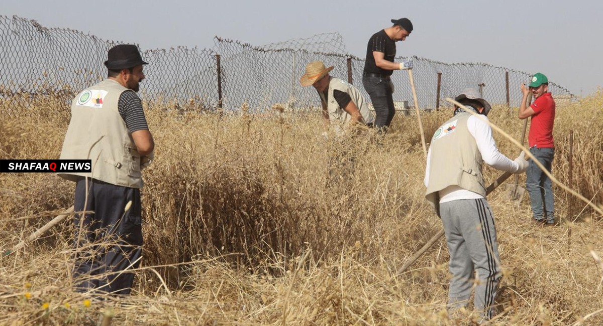 حملة تطوعية للحفاظ على مقابر جماعية للكورد الإيزيديين