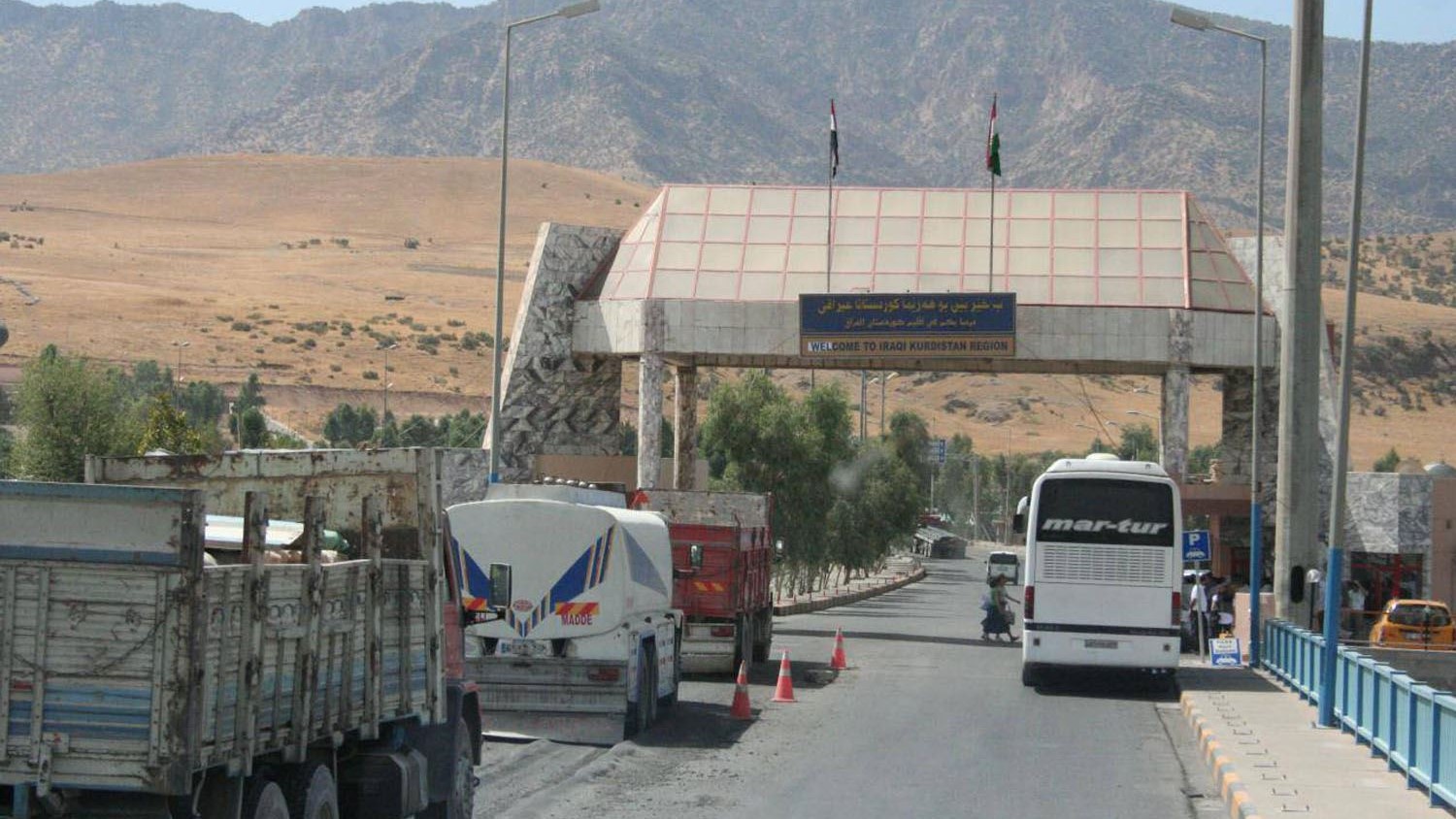 معبر في اقليم كوردستان يعيد ارساليات تُقدر بـ16 الف طن من البضائع