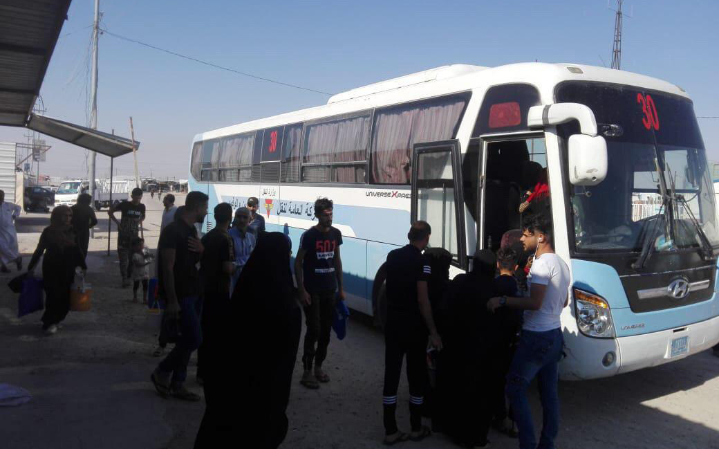 عودة عشرات النازحين العراقيين من تركيا