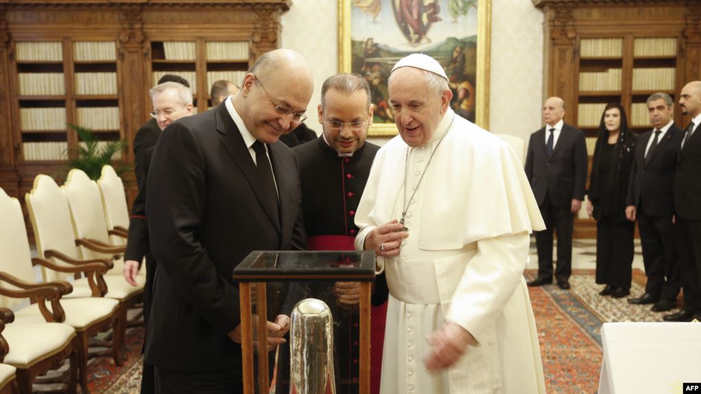 پاپاى ڤاتيكان داواكارييگ له‌ناكاو ئاراسته‌ى سه‌رۆك كۆمار عراق كرد
