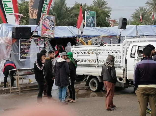 Sadr supporters withdraw from Diwaniyah protest square