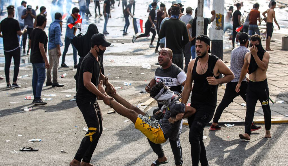 3 demonstrators killed in central Baghdad