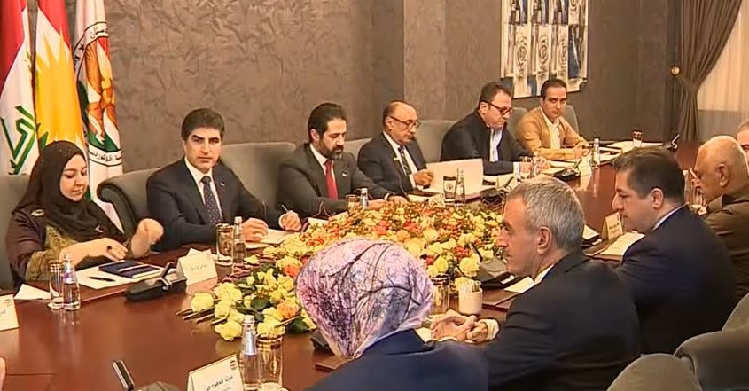 بدء اجتماع الرئاسات الثلاث في اقليم كوردستان للدفع باقرار قانون مهم