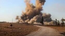 The Americans destroy a base from which they withdrew