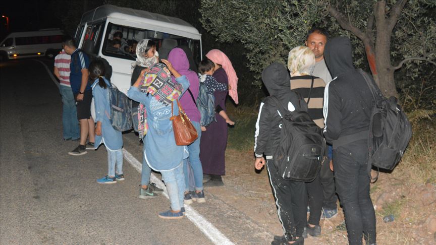 تركيا تضبط أكثر من مائة مهاجر غير شرعي غربي البلاد