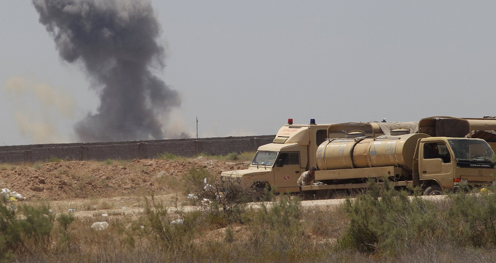 f16 العراق تدك مواقع لداعش في صلاح الدين وتوقع قتلى