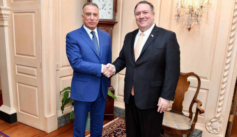 Pompeo vowing to help Al-Kadhimi : Now comes urgent and hard work