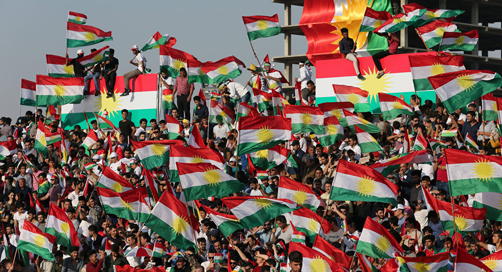 What is the truth behind prevent raising Kurdistan flag in Kirkuk?