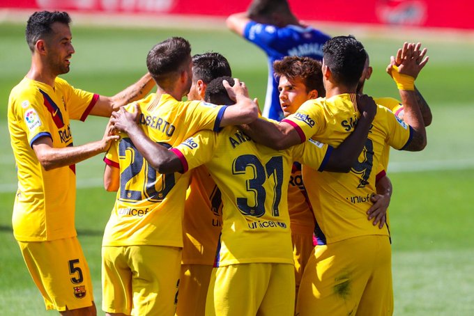 برشلونة يكتسح ألافيس بخماسية