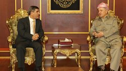 مسعود بارزاني يبحث مع التحالف الوطني ملفات تخص العراق وكوردستان