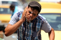شه‌پۆليگ گه‌رما روێ له‌ 7 ده‌وڵه‌ت كرد له‌ليانيش عراق