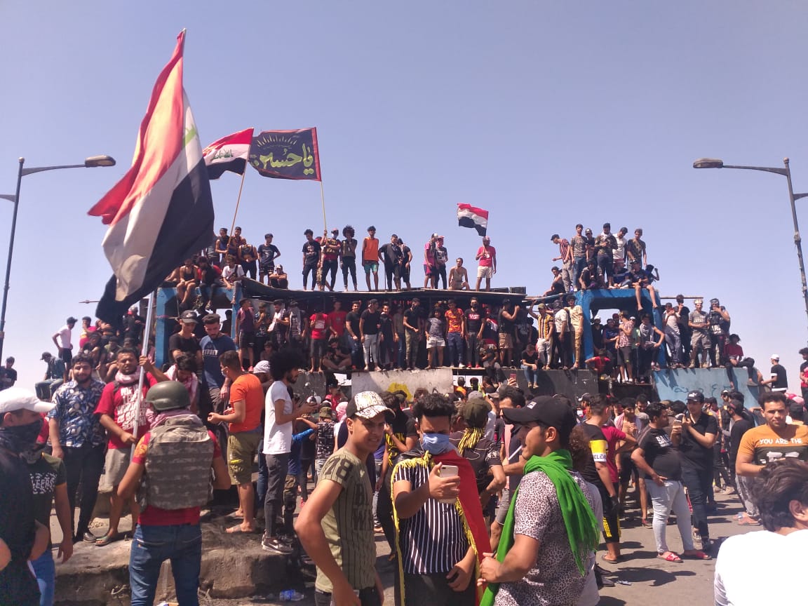 عودة التوترات لساحات الاحتجاجات في العراق
