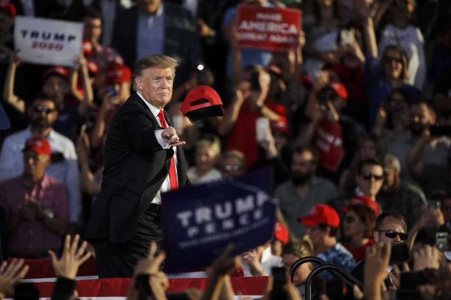 In Pennsylvania, Trump touts 2020 chances, swipes at Biden