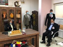 وزيرة الهجرة تزور خانقين وتقطع تعهداً
