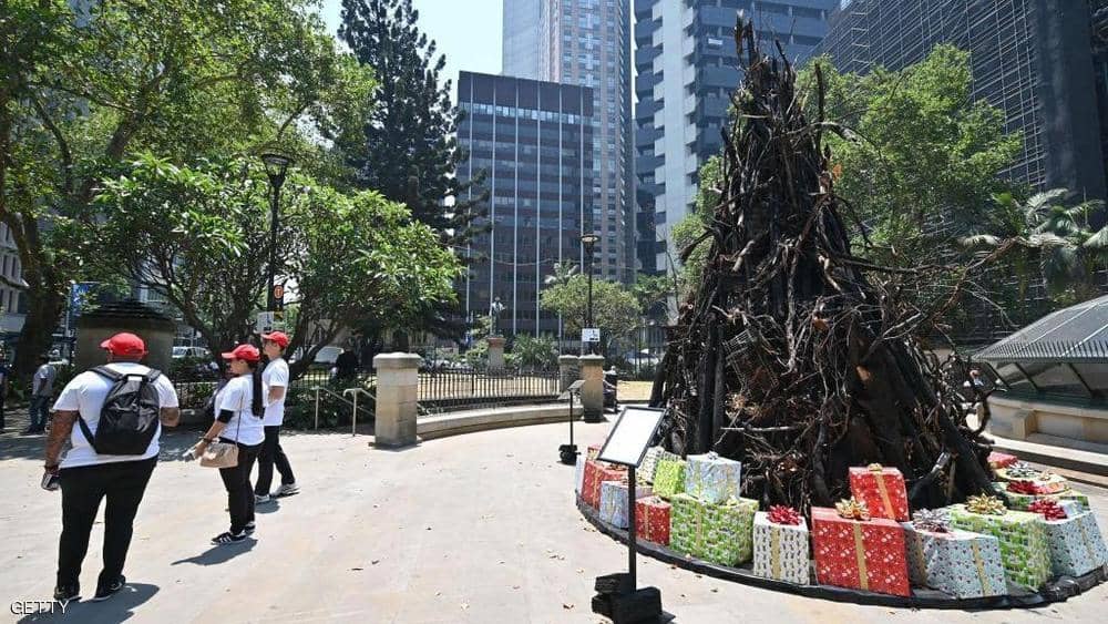 "شجرة الكارثة" تؤثث أعياد الميلاد في أستراليا