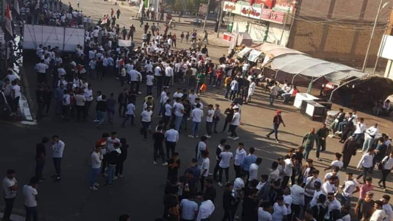 Two student demonstrations in Muthanna and Maysan