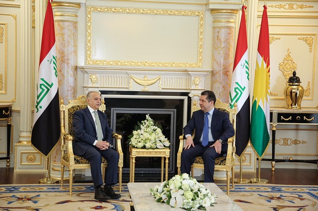 Masrour Barzani to Al-Hakim: We support a government that adheres to the constitutional rights of Kurdistan Region