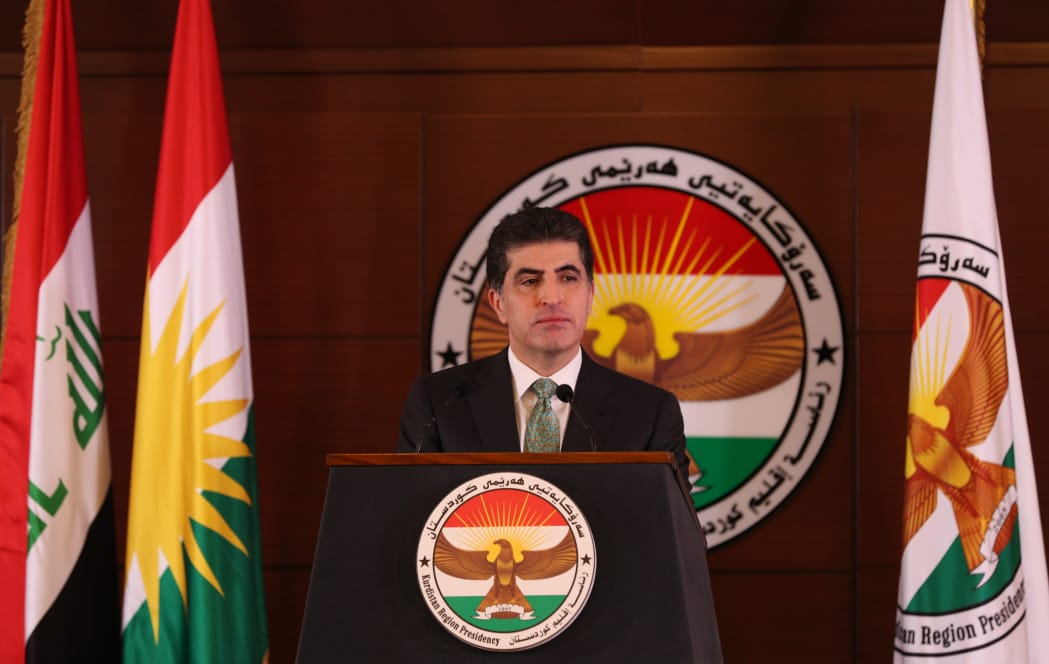 رئيس اقليم كوردستان يعزي ذوي عنصرين بالبيشمركة سقطا بهجوم لداعش