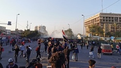 American Report : Despite loss of support from top cleric, young Iraqis continue protesting