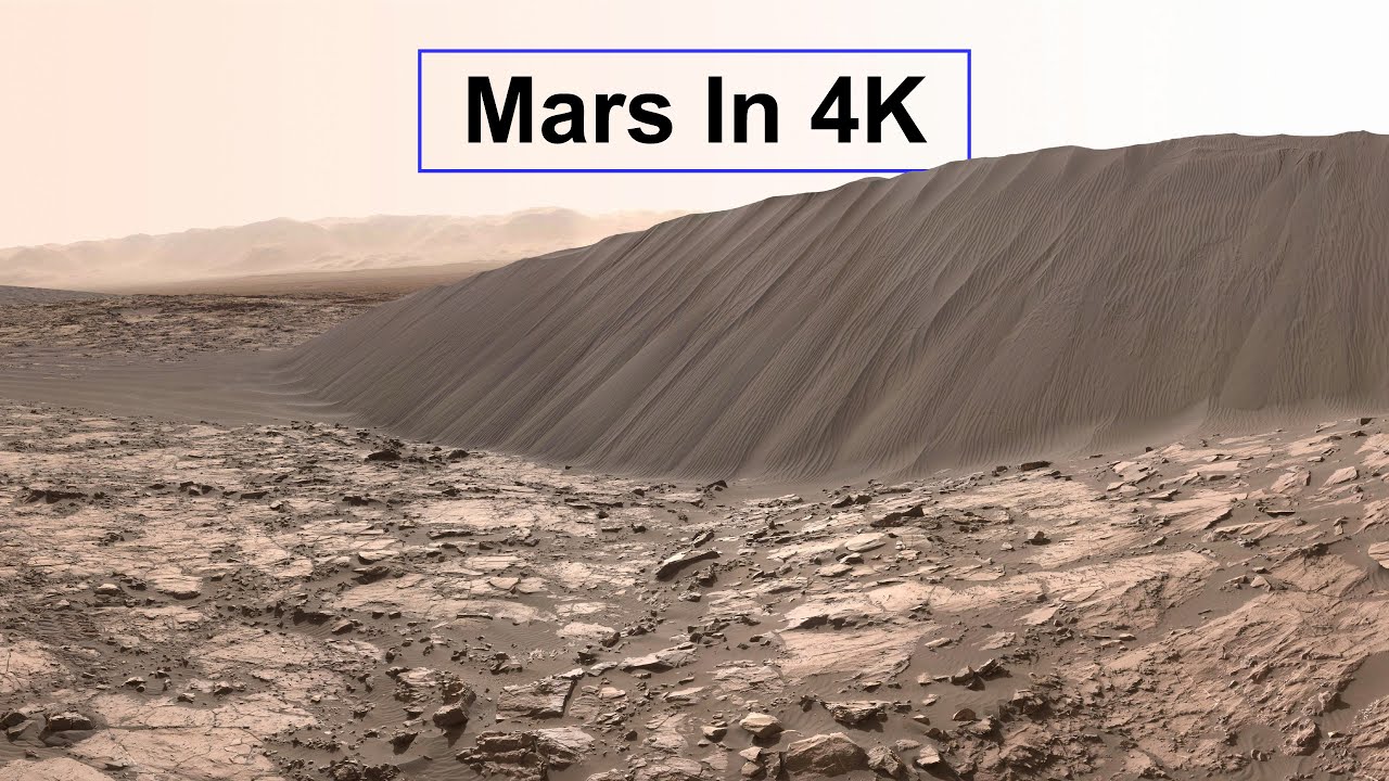 فيديو 4K لسطح المريخ  اول من نوعه