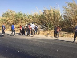 مصرع واصابة 11 شخصا بانقلاب اربع عجلات على طريق في اقليم كوردستان