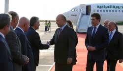 Iraq’s President arrives Erbil