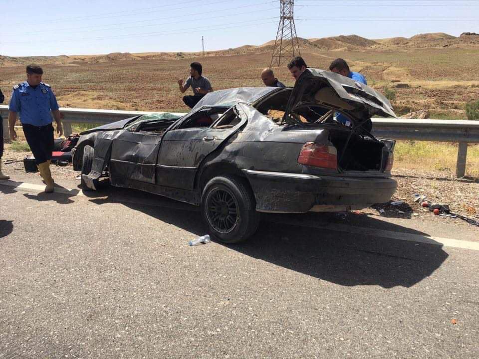 وفاة واصابة ستة اشخاص بحادثين في اقليم كوردستان