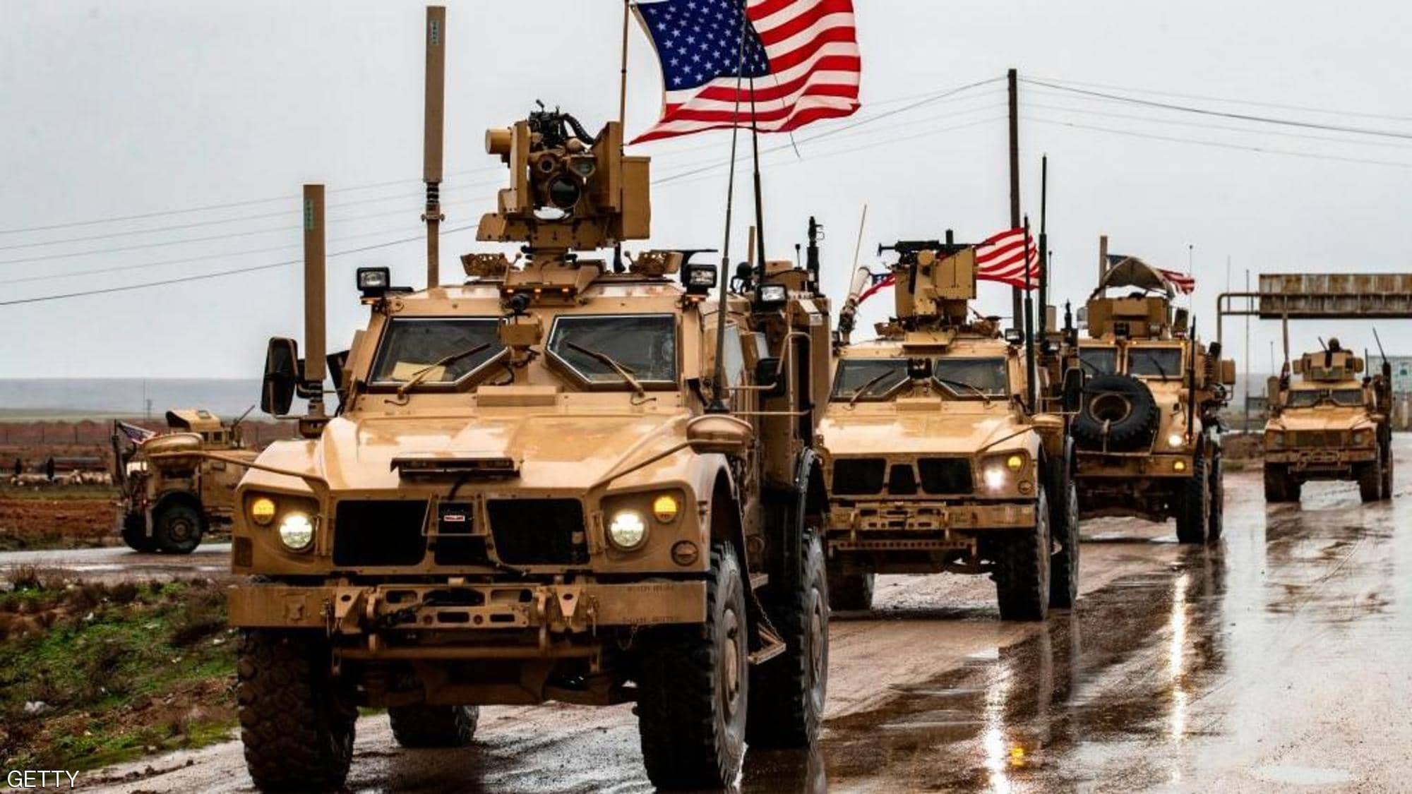 After the embassy being targeted... a large American military convoy leaves Iraq