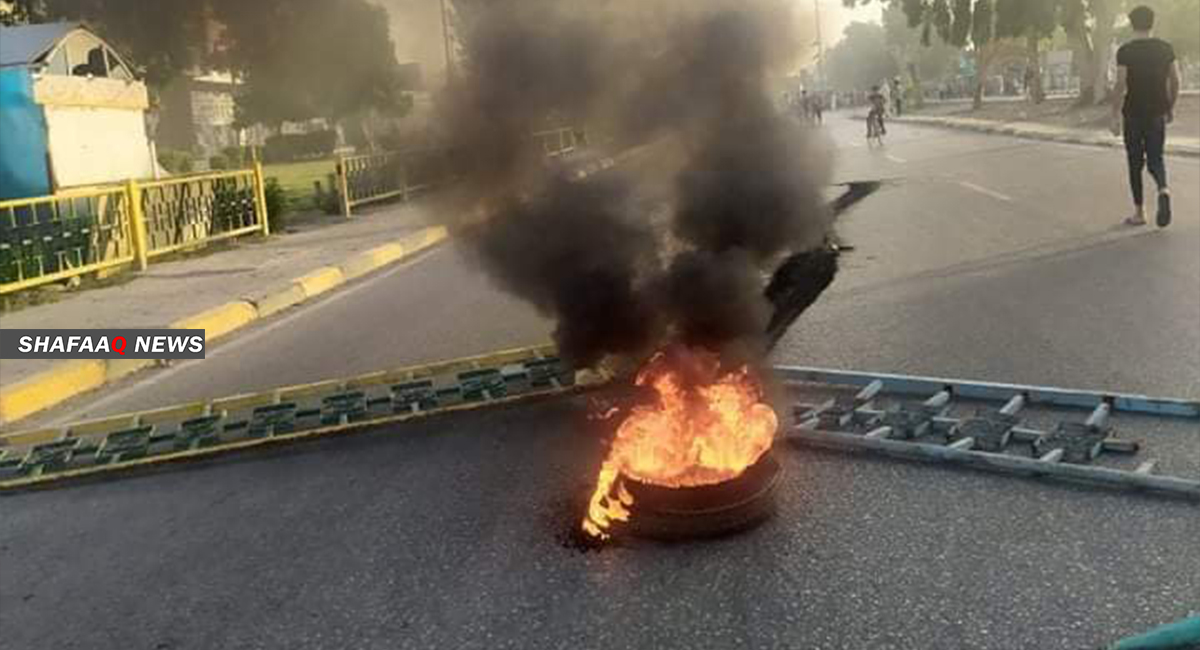 Tension escalates between security forces and demonstrators in Najaf