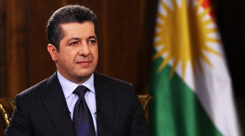 Masrour Barzani announces his support for Al-Kathemi by phone