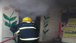 نشوب حريق في مدرسة بمحافظة واسط