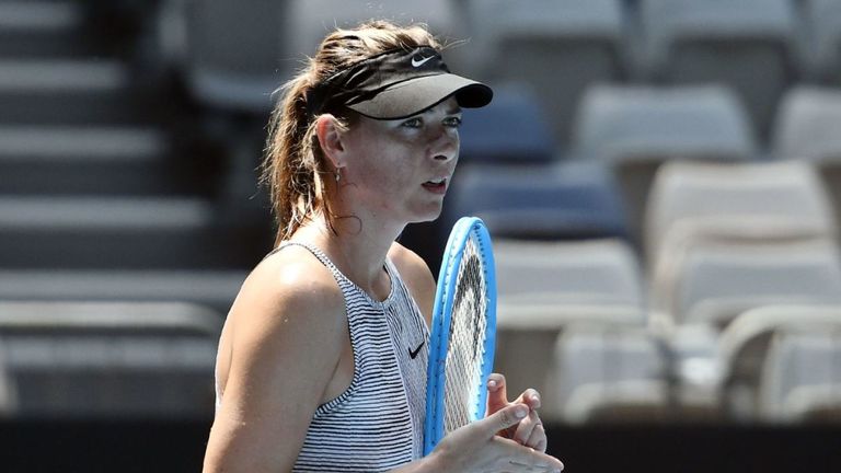 الروسية ماريا شارابوفا تعلن اعتزالها كرة المضرب