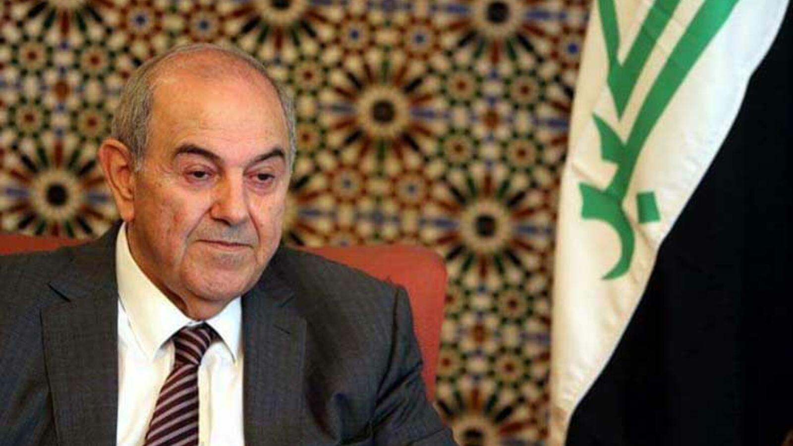 Allawi calls the President of the Republic to "save Iraq"