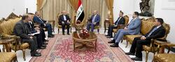 صالح يوضح لايران طبيعة موقف العراق من ازمة المنطقة
