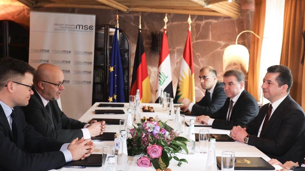 Barzani discusses sources’ diversification of the economy and opening investment gates with German delegation