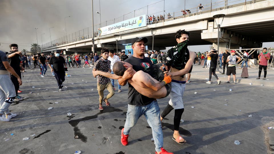 ارتفاع حصيلة التظاهرات بالعراق الى 12 قتيلا و650 جريحا