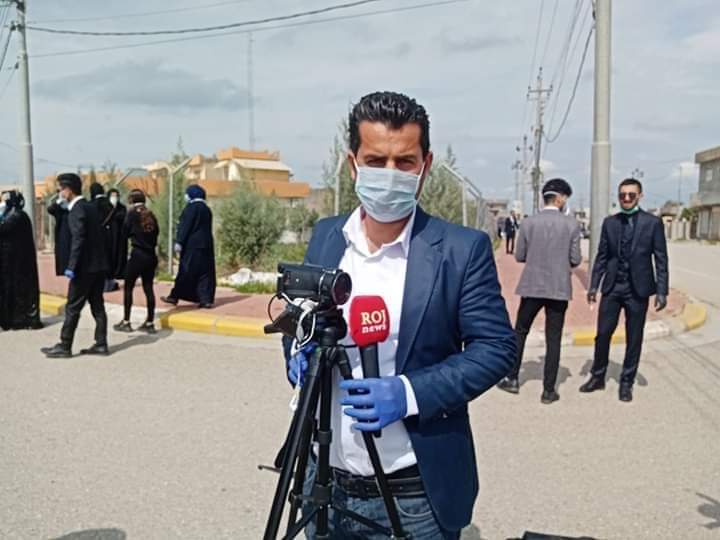 اصابة أول مراسل صحفي بكورونا في اقليم كوردستان ويوجه طلبا عبر شفق نيوز