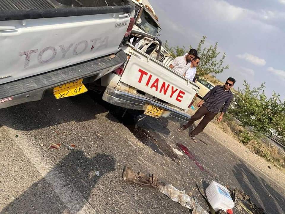 حادث سير مروع ينهي حياة اربعة اشخاص في كوردستان "صور"