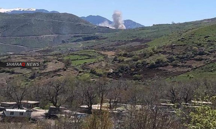 شاهد لحظة قصف الطيران التركي مناطق قرب اربيل