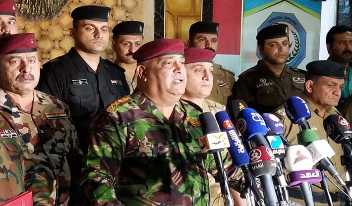 العراق يوضح حقيقة اصابة قائد عسكري كبير بفيروس كورونا
