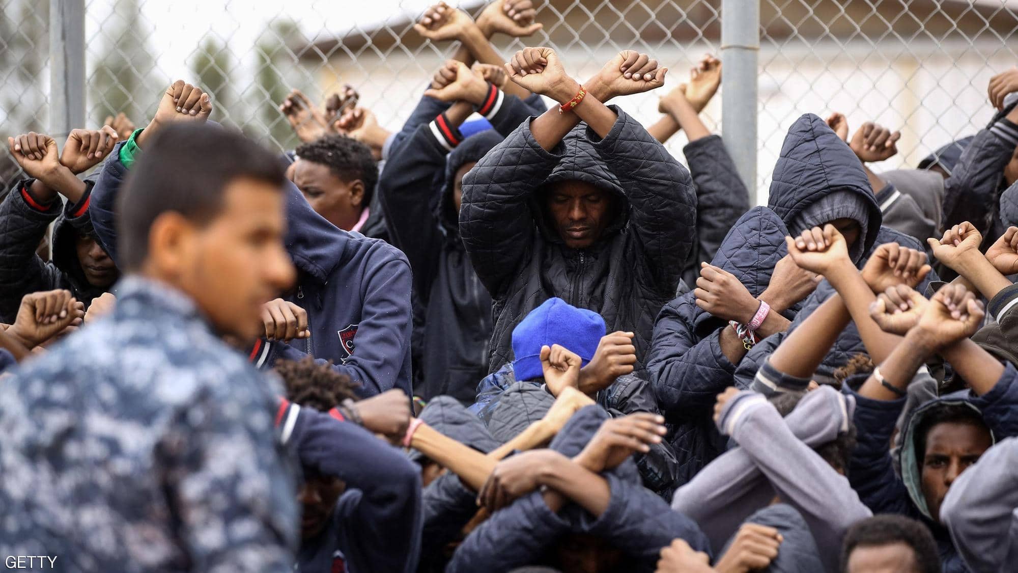 ارتكاب مجزرة بحق مهاجرين في ليبيا