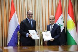 توقيع مذكرة تفاهم بين البيشمركة وهولندا