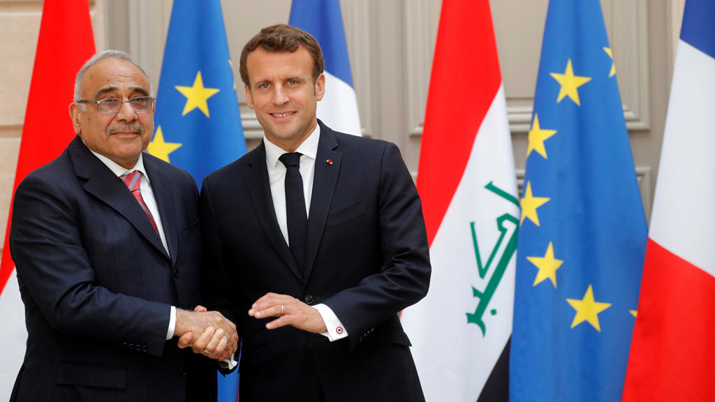 الرئيس الفرنسي يوقع عقد قطار بغداد المعلق في زيارته المرتقبة الى العراق