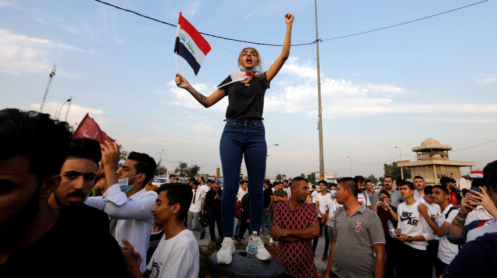 طهران: الحكومة العراقية تتجاوب مع المتظاهرين وننظر بأهمية بالغة للأحداث